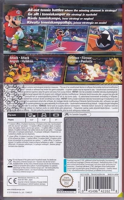 Mario Tennis Aces - Nintendo Switch (B Grade) (Genbrug)